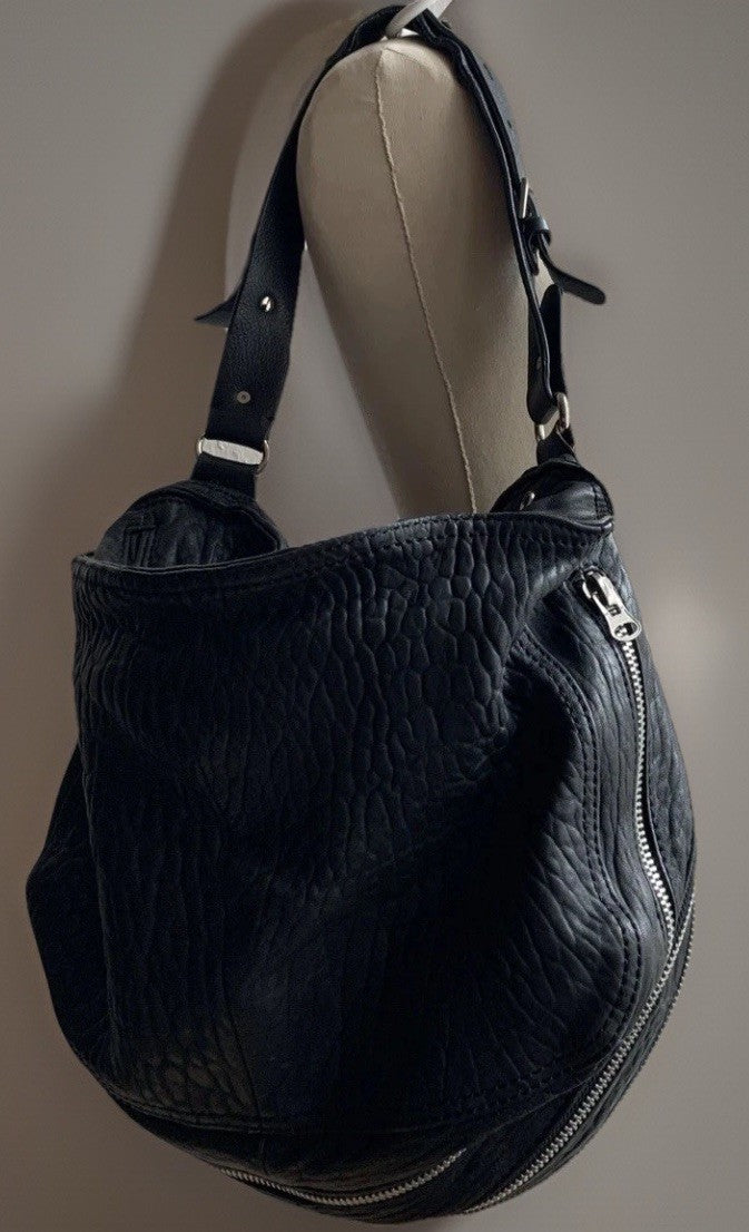 Echtleder Tasche Shopper Damen – Strukturdetail