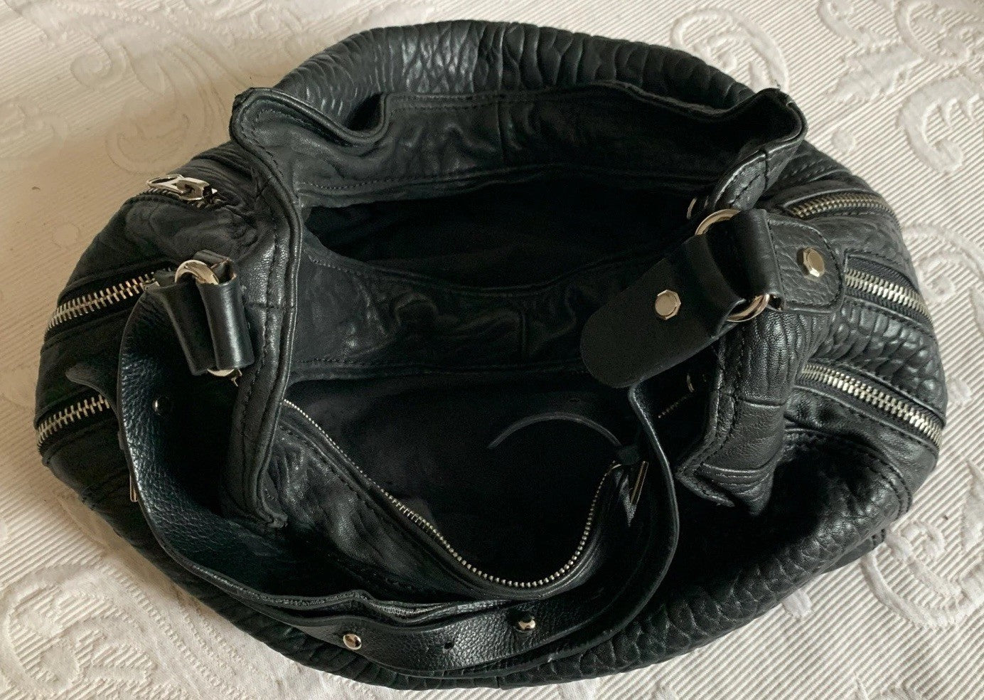 Shopper Tasche Damen Schwarz – geraeumiges Innenfach