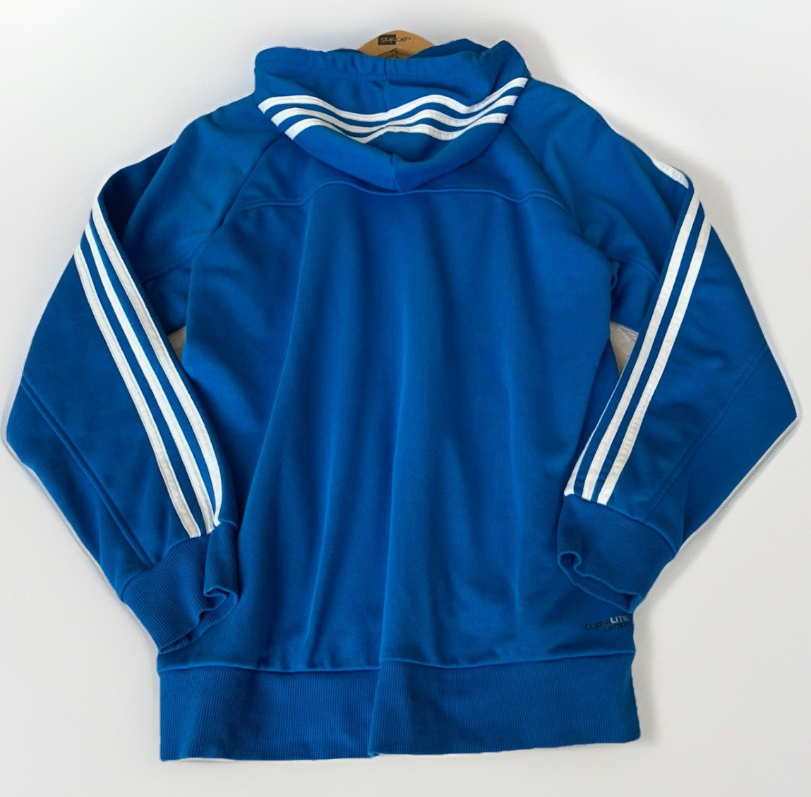 adidas-vintage-hoodie-blau-hinten