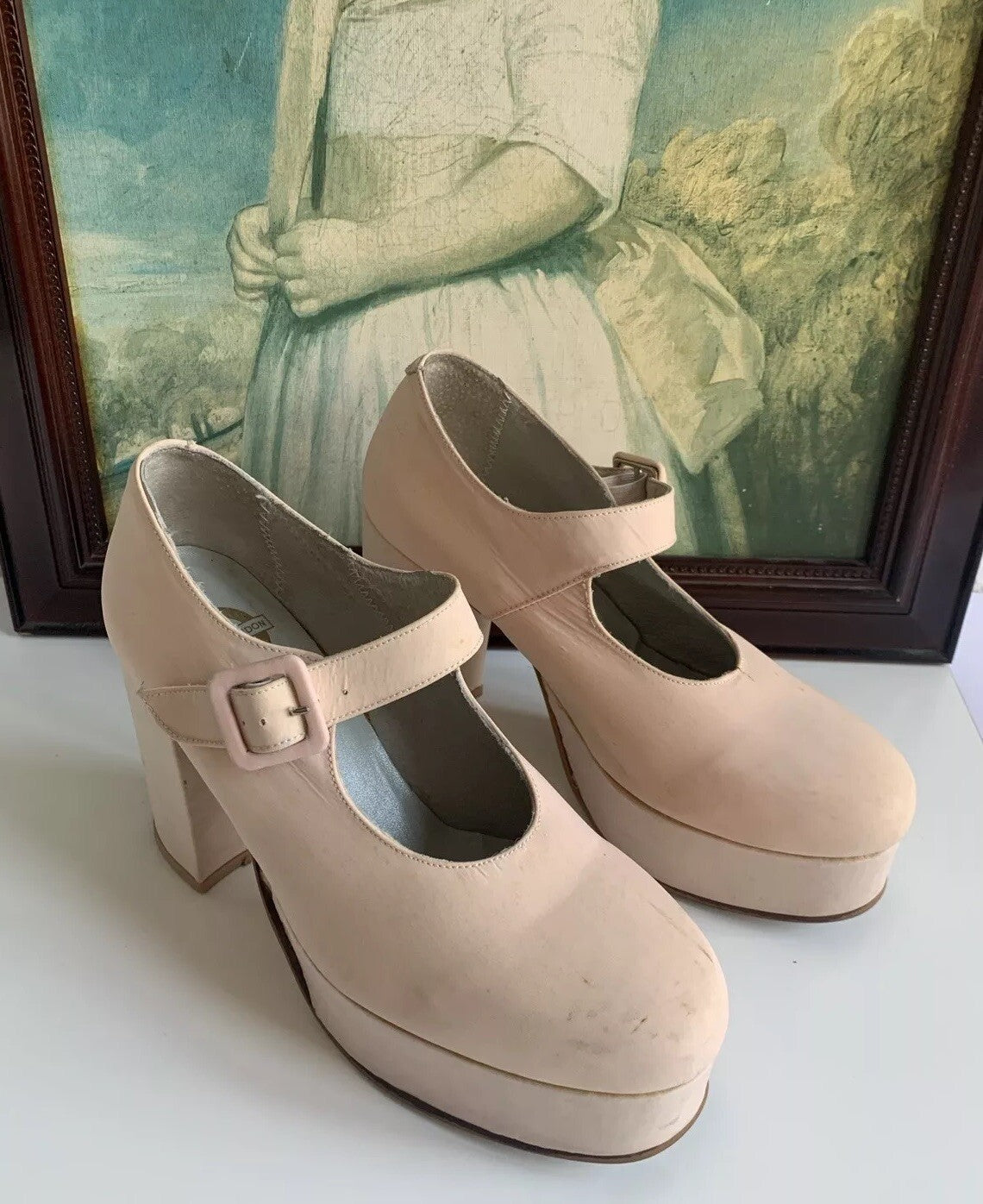 buffalo-pumps-vintage-mary-janes-altrosa-von-oben