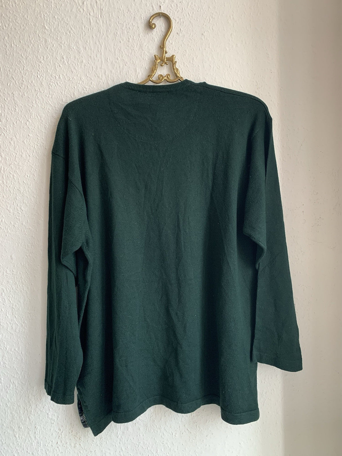 Burberrys of London Retro Pullover in Grün Rückseite