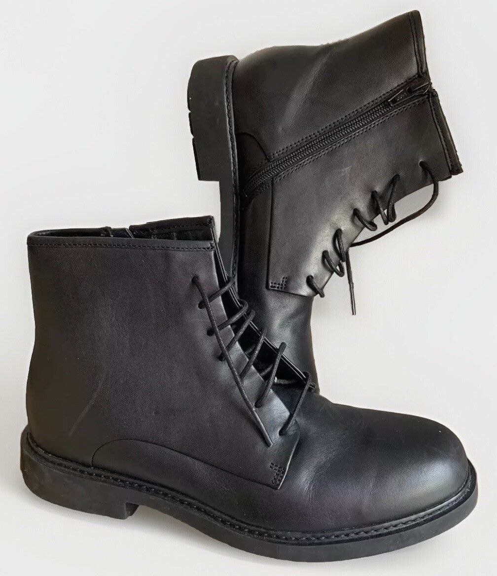 camper-neuman-boots-schwarz-mit-reissverschluss