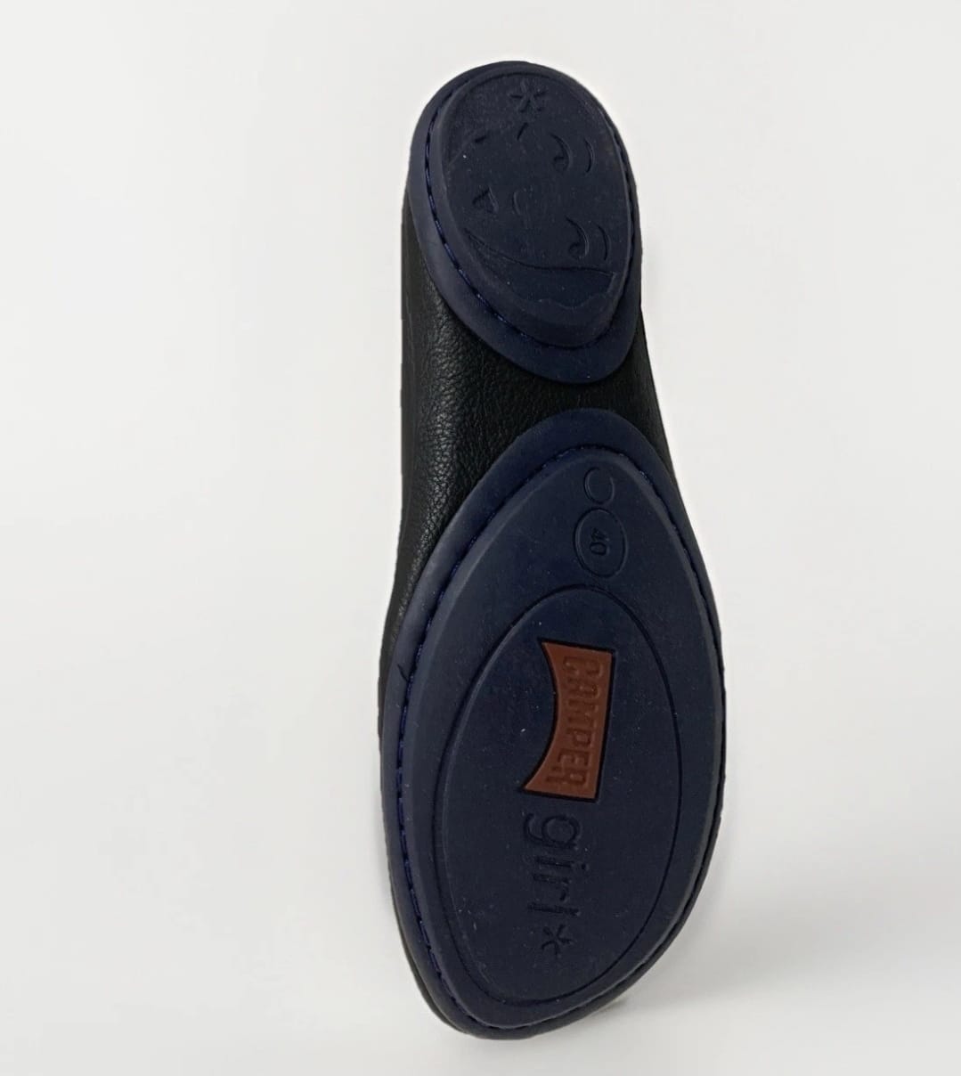 Camper Right Nina Damen-Schuhe – Gr. 40 – Echtleder in Schwarz – Eleganter Slipper aus Leder