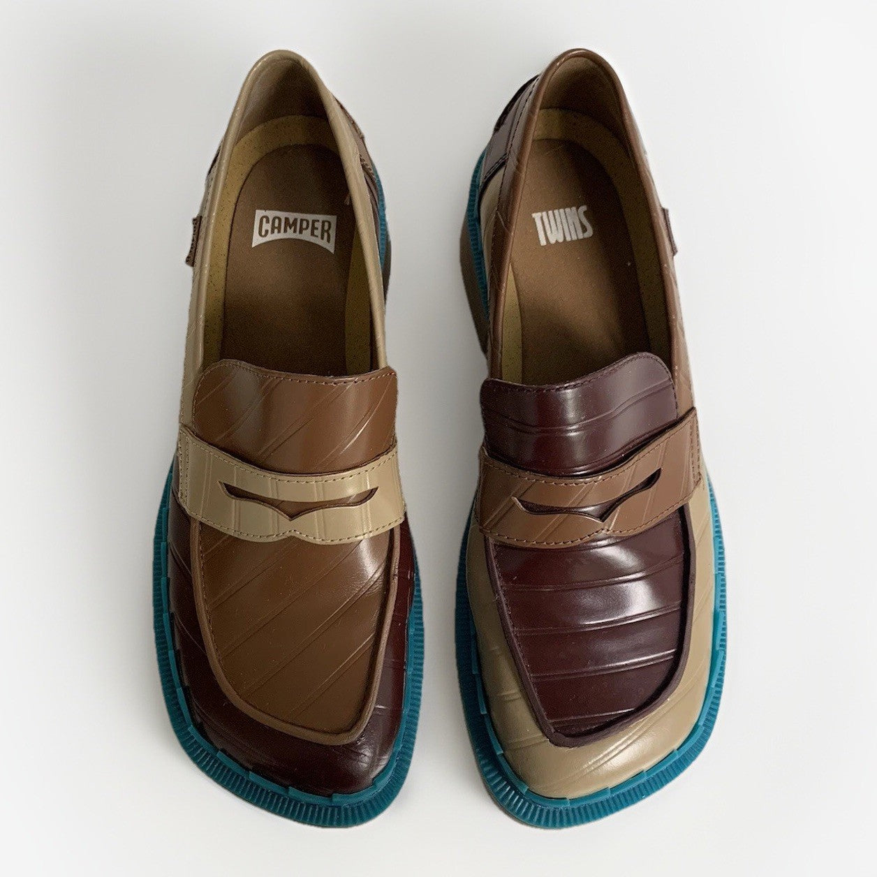 camper-twins-loafers-mehrfarbig-oben