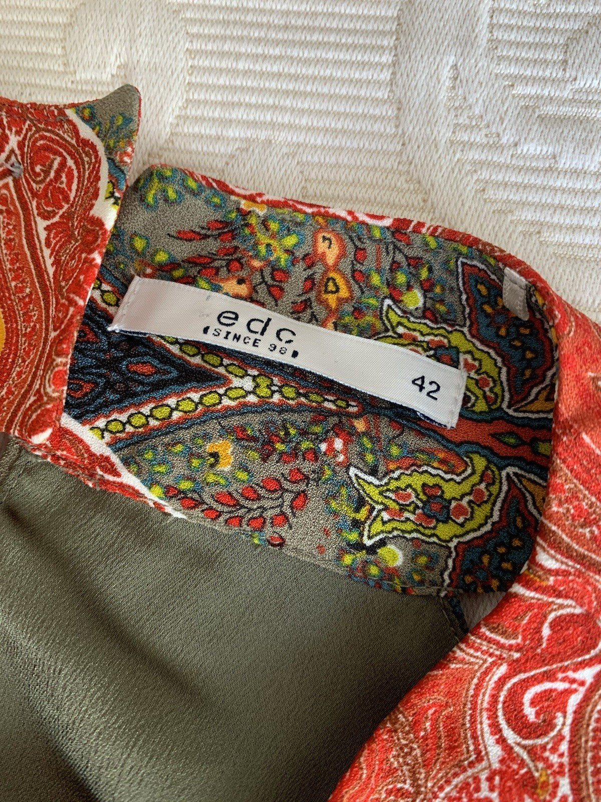 EDC by Esprit Kleiderlabel Größe 42 Detail