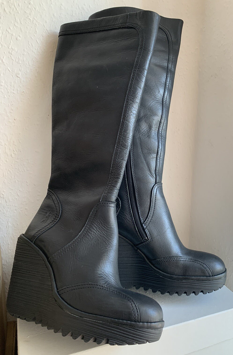 fly-london-damenstiefel-keilabsatz-schwarz-37-paar