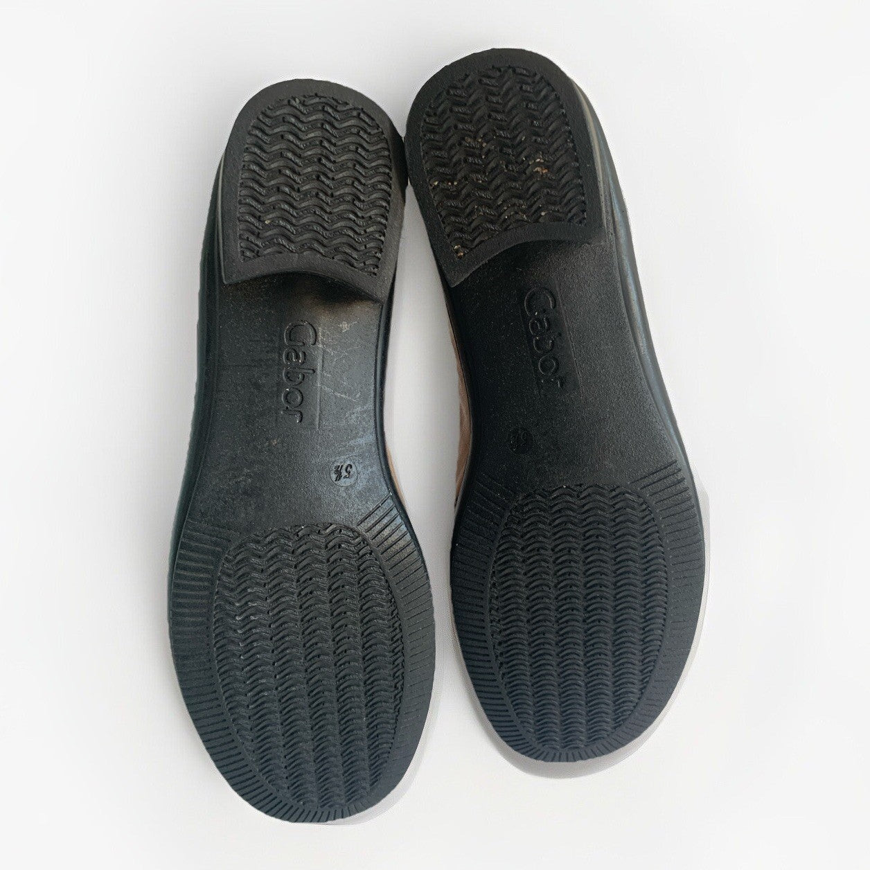 Laufsohle der Gabor Schuhe mit Gummi-Profil