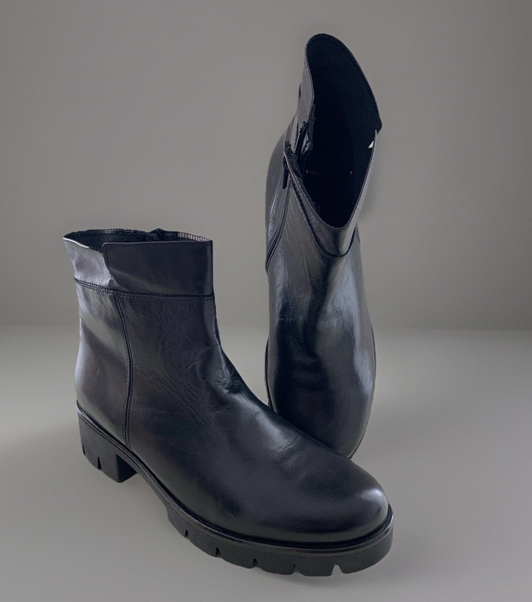Gabor Stiefelette Schwarz Größe EU 38 UK 5 neu und ungetragen
