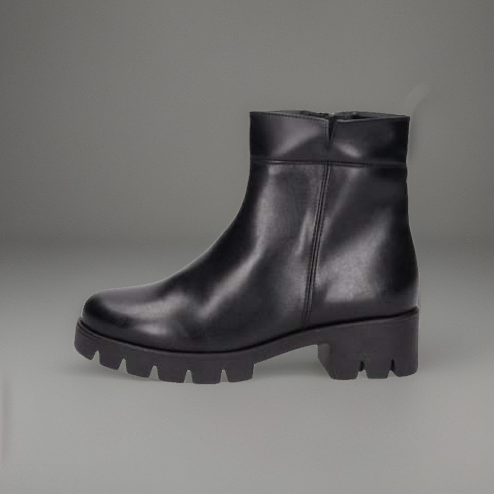 Gabor Stiefelette aus schwarzem Nappaleder