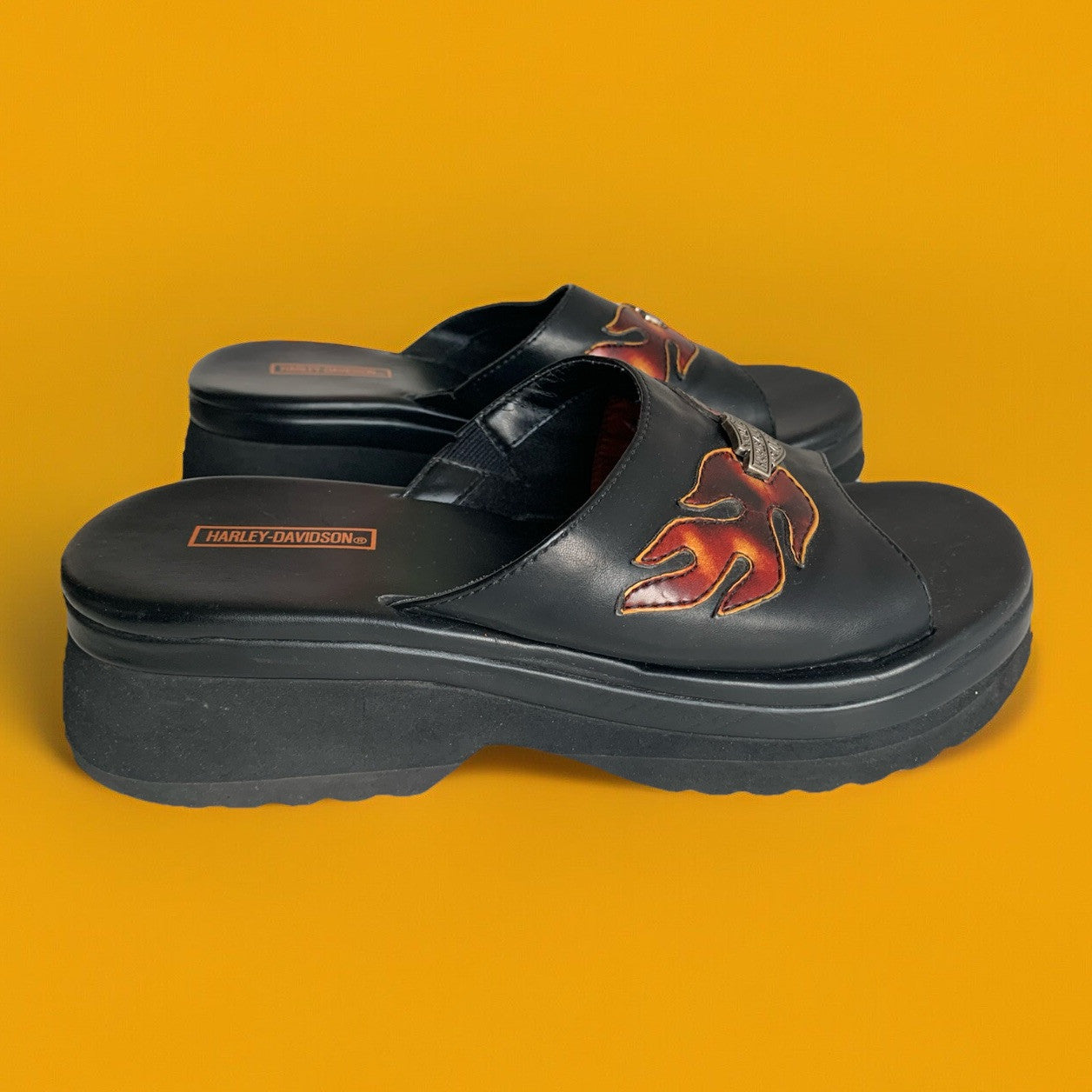 harley-davidson-plateau-schuhe-vintage-unisex-flipflops-schwarz-gr41