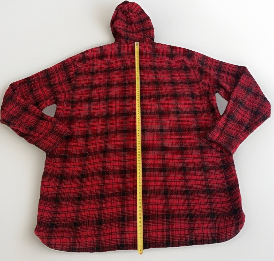 levis-fresh-leaves-hooded-hemd-rot-schwarz-laenge