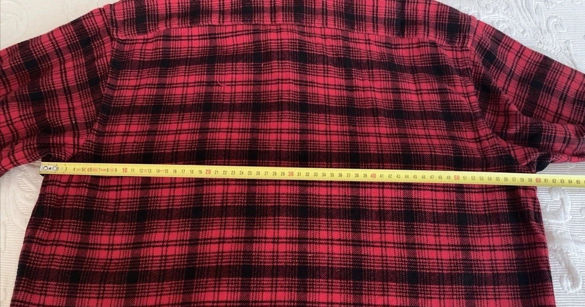 levis-fresh-leaves-hooded-hemd-rot-schwarz-weite