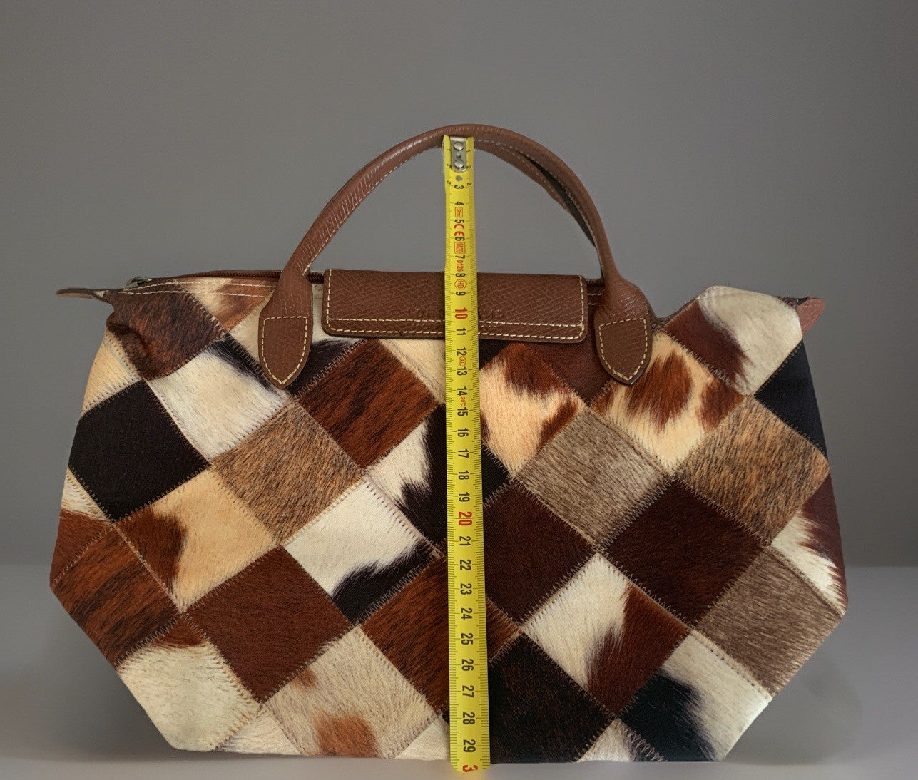 longchamp-le-pliage-patchwork-handtasche-hoehe henkel