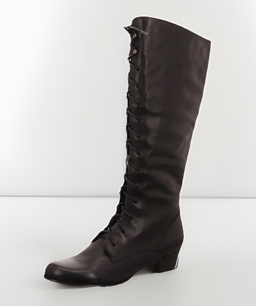 Regarde le ciel Damen Schnürstiefel aus Echtleder in Schwarz, Größe 39