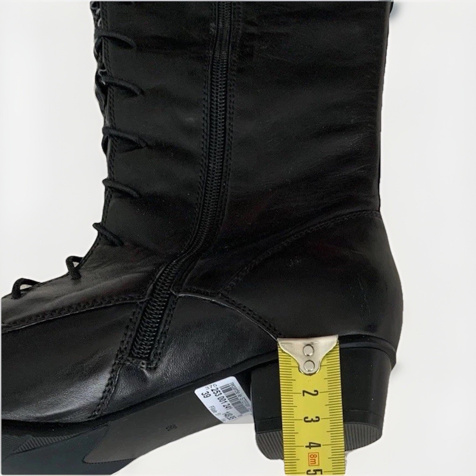 Blockabsatz der Regarde le ciel Damen Lederstiefel, ca. 3 cm