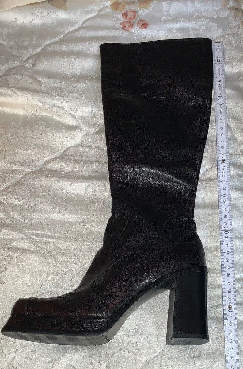shellys-london-damenstiefel-leder-schwarz-37-liegend