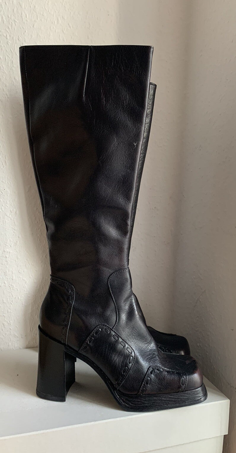 shellys-london-damenstiefel-leder-schwarz-37-seite