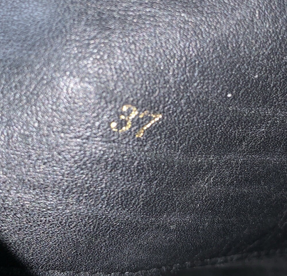 Trippen Lederstiefel Prägedruck 37 – Größendetail